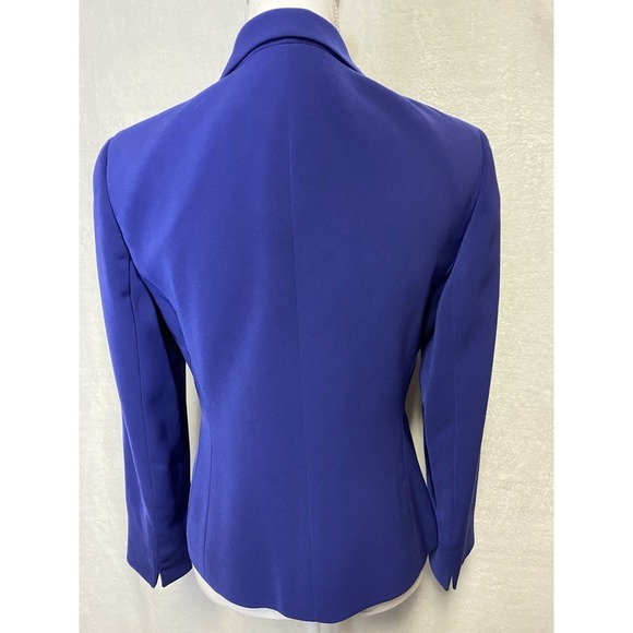 Kasper A.S.L. Petite Women's Blue Blazer Size 6P - Picture 5 of 11